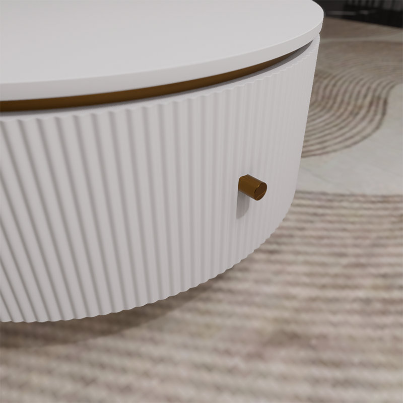 Table basse 31,5 "avec 2 grands tiroirs