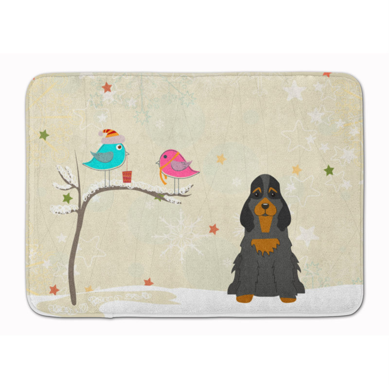 Tapis pour salle de bain Christmas, Cocker Spaniel