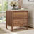 Modern Nightstand With 2 Drawers, End Table With Solid Wood Legs For Living Room, Bedroom（Set of 2）-1403225407