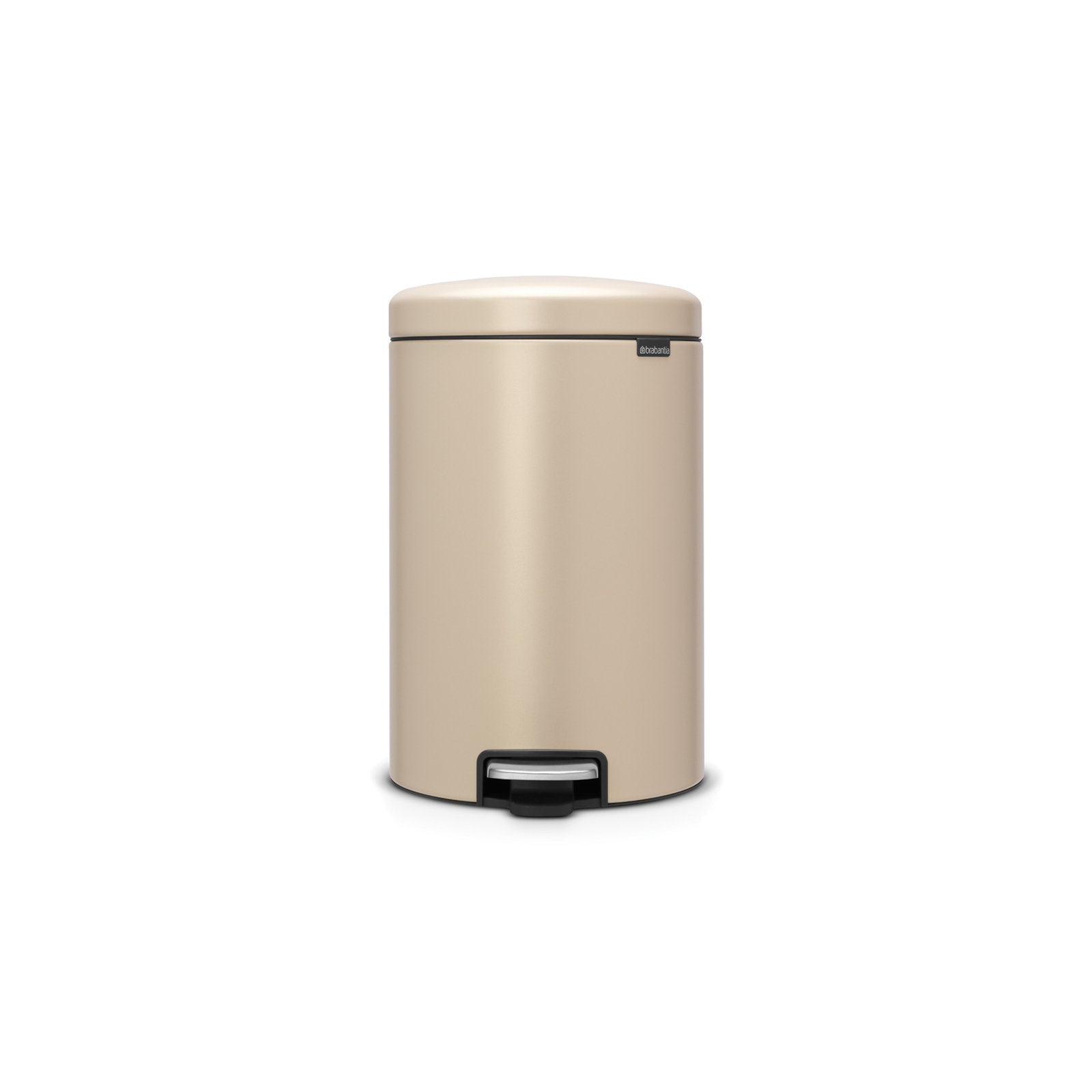 Brabantia Newicon Step On Trash Can, 3.2 Gallon (12 Liter), Metallic Gold