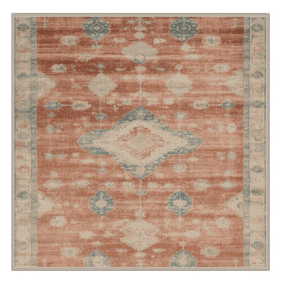 Tapis brun lavable à la machine