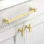 Paquet de 10 boutons d'armoire - Quincaillerie d'armoire de cuisine robuste en métal solide pour tiroirs, commodes, armoires - Antirouille et facile à installer-113575441-130024265