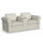 Lockheart 76.5" Modular Roll Arm 2 Seater Loveseat with Storage Console-126757837