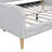 Full Size Upholstered Daybed With 4 Support Legs-1026710371