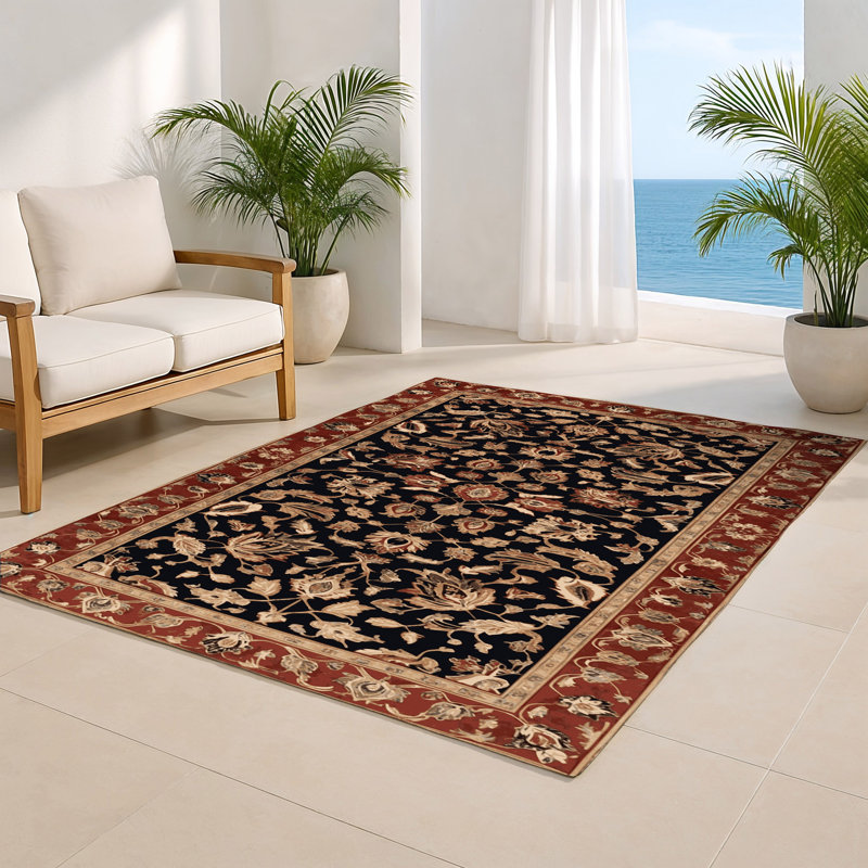 Tapis d'intérieur et d'extérieur brun Persian, Rectangulaire 2 pi x 3 pi