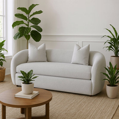 Sofa - Mendocino Beach Fabric With 2 Pillows