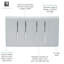 Trendi Switch 4 Gang Intermediate Rocker Light Switch-117188657