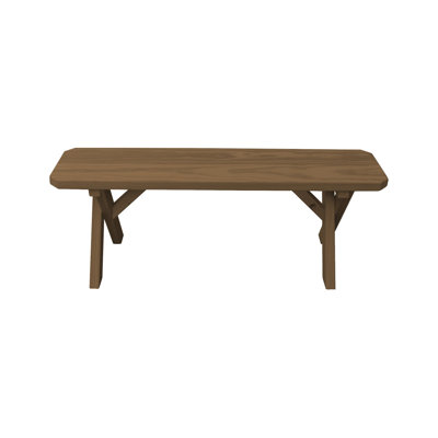 Sempronius Solid Wood Pine Outdoor Bench