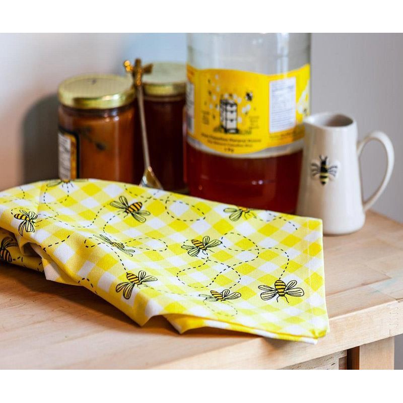 Torchon Gingham Prnt & Bees