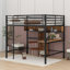 Lit mezzanine double pour enfants Addora