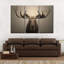Portrait d'orignal sur toile 3 pièces-92829135