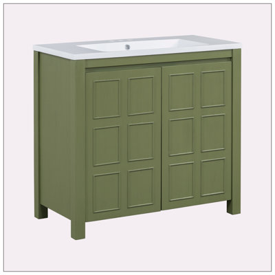 Organisateur de meuble-lavabo 36 po avec lavabo