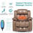 Kyneshia Upholstered Velvet Reclining Heated Massage Chair-1528178824