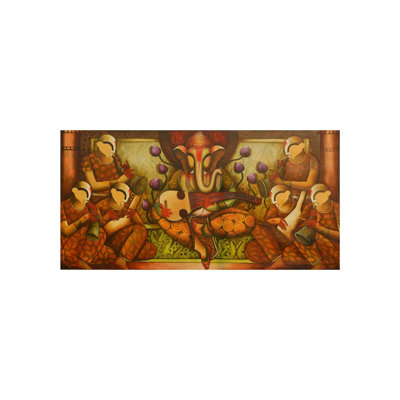 Melody Of The Divine | Acrylic On Canvas | By Anupam Pal