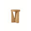 Cugino Solid Wood Abstract End Table-1375990337