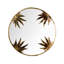 Oyster Shell Flat Metal Wall Mirror