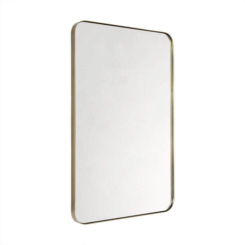 Miroir de salle de bain Kengston, 30 po x 20 po, Or antique
