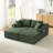 Modular Corduroy Sofas, Comfortable U-shaped Sectional For Home