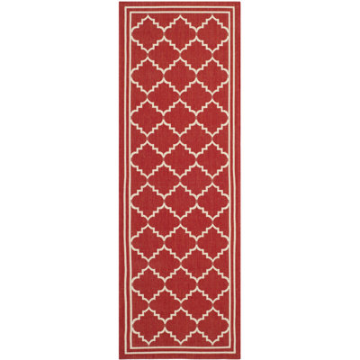 Tapis d'intérieur / extérieur à motif géométrique Herefordshire Performance