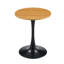 Table tulipe 23,6 po avec plateau de table épaissi et piédestal en métal