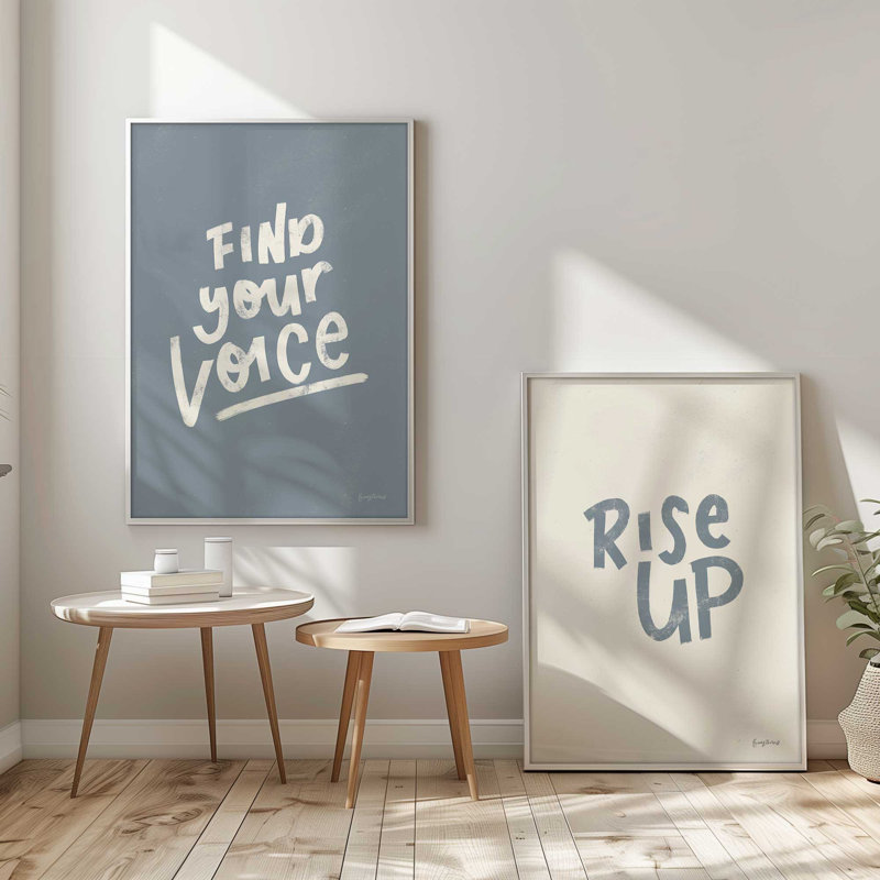 Ensemble de 2 pièces «Rise Up», Cadre en zinc patiné, H 21,25 po x l 17,25 po