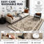 Rectangle Floral Washable Area Rug-1901038437-1901038442