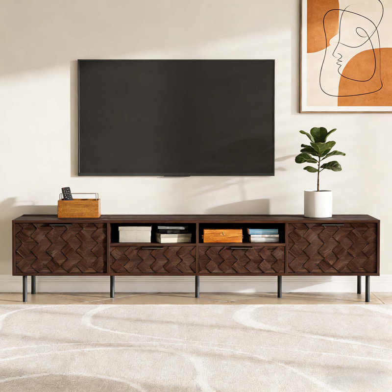 78 inch Modern TV Stand for TVs up to 85\