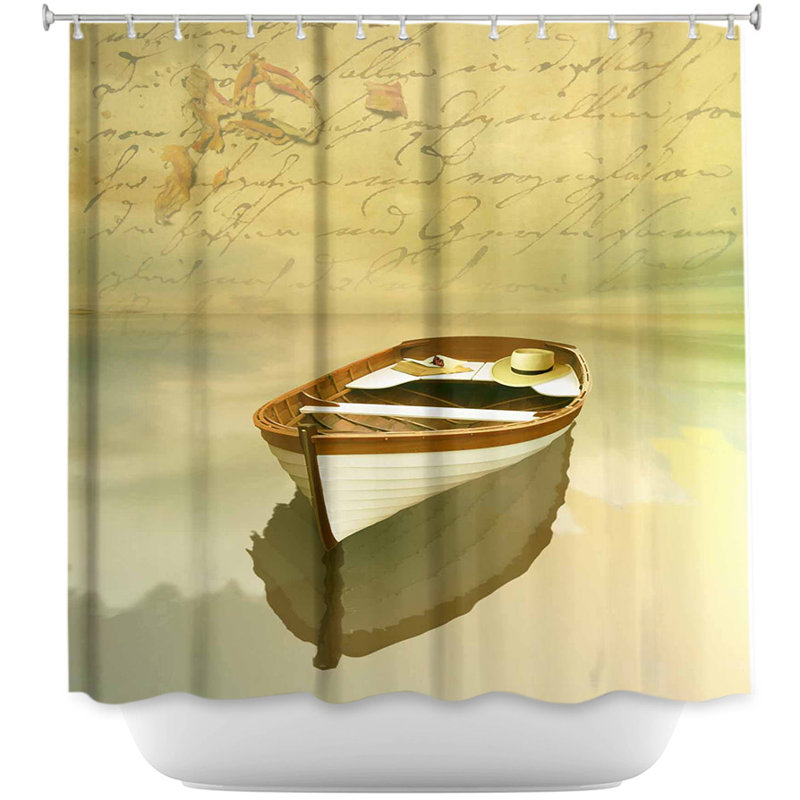 Rideau de douche simple souvenirs i bateau