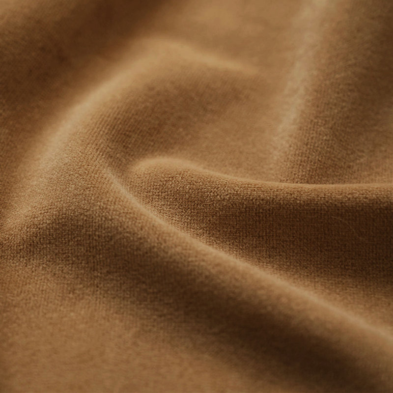 Ensemble de 4 chaises de salle à manger Modern Velvet, Camel