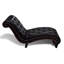 Chaise longue en similicuir brun Iancarlo