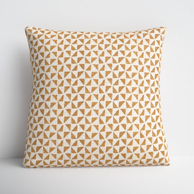 Zetta Geometric Cotton Throw Pillow