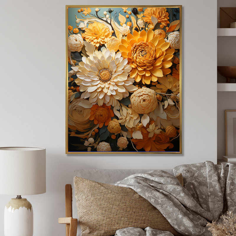 «Radiant Reverie Botanical III», reproduction d'art sur toile_106168, H 40 po x l 30 po x P 1,5 po