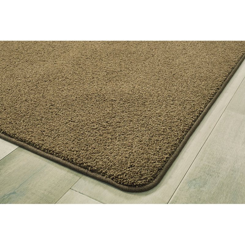 Tapis touffeté brun KIDpli®, Rectangle de 4 pi x 6 pi