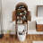 Arched Over The Toilet Storage With Fluted Doors, Small Bathroom Cabinet With Adjustable Shelf-1086076993
