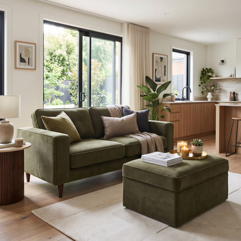 Teasha 2 Seater Linen Sofa