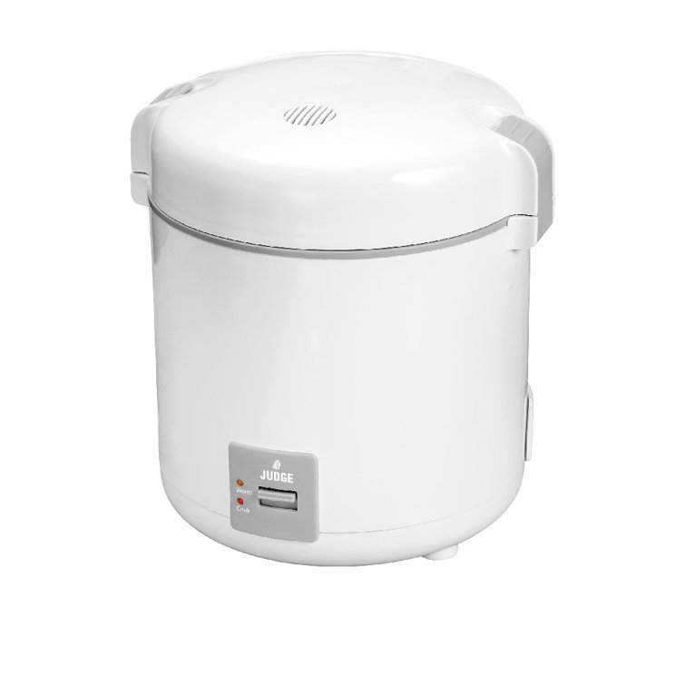 Judge Small Electric Rice Cooker - Fully Automatic, for 2 Servings, Removable Non-Stick Rice Pot