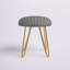 Tabouret de coiffeuse en velours Alison-435479083