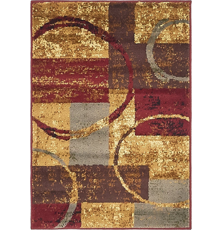 Dejoode Flatweave Area Rug, Rectangle 66 x 91cm