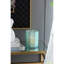 Bougeoir octogonal en verre mercure givré 5,1 x 5,1 x 5,9 po, paquet de 4-1412745183