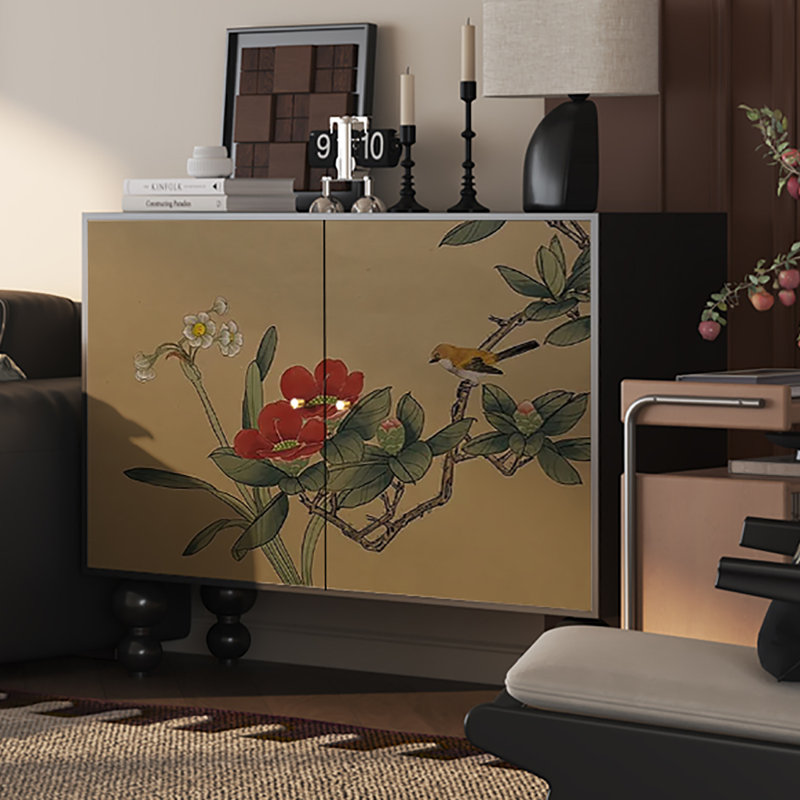45.3" Wide Solid Wood Sideboard