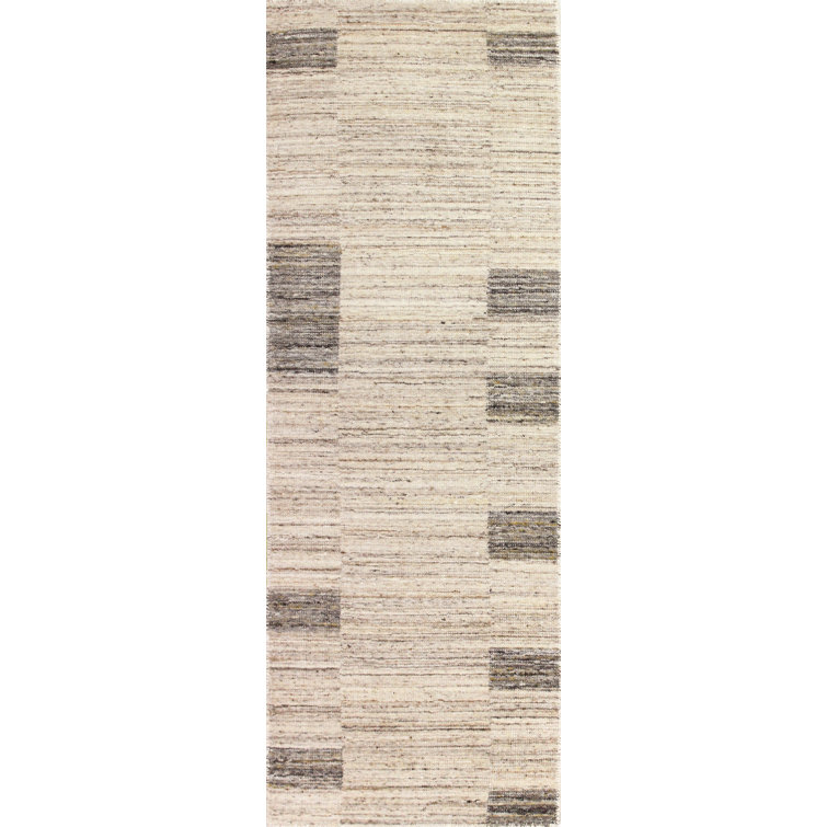Raisa Hand-loomed Wool Beige/Brown Area Rug