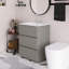 Meuble-lavabo autoportant 24 po avec lavabo en céramique 24 po-553409216