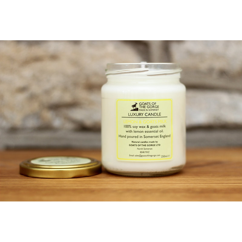 Lemon Scented Jar Candle