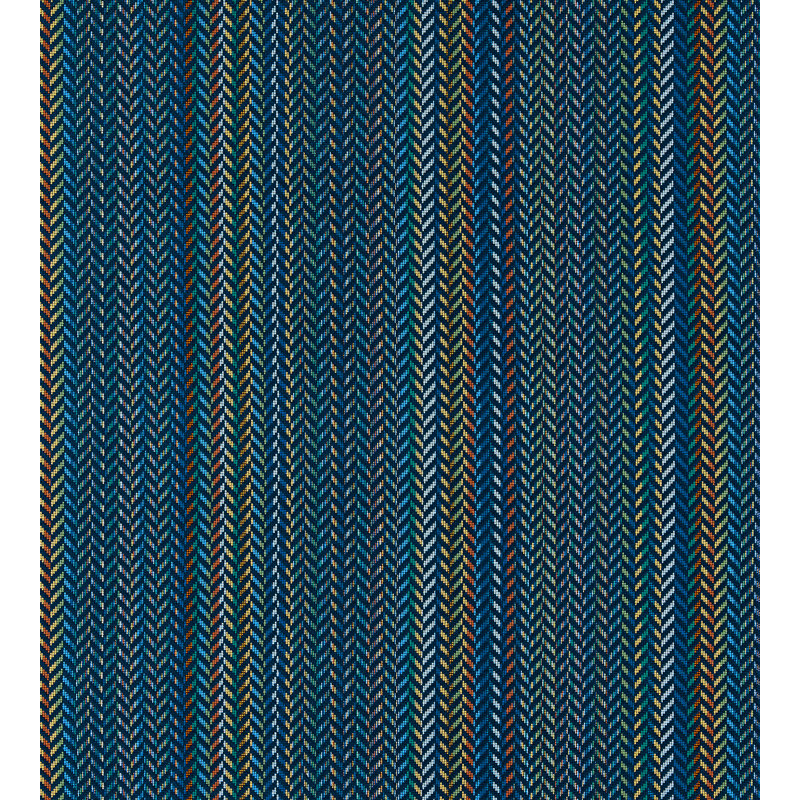 Arrow Stripe Fabric, Cobalt