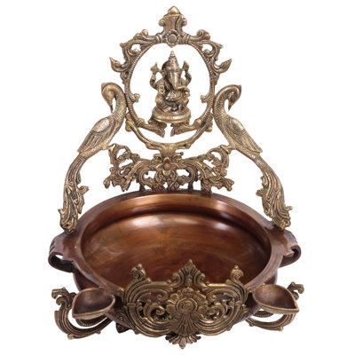Porte-votive de table en laiton 19,5 po
