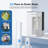 Countertop Reverse Osmosis Water Filter System 8-Stage Purification With Remineralization And TDS & Filter Life Monitor, 3:1 Pure To Drain, WFM3, White-121501448