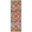 Tapis jaune antique en laine de petite taille chinois et mongol