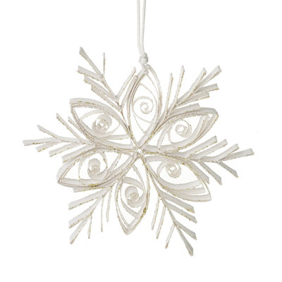 10cm Paper Holiday Shaped Ornament