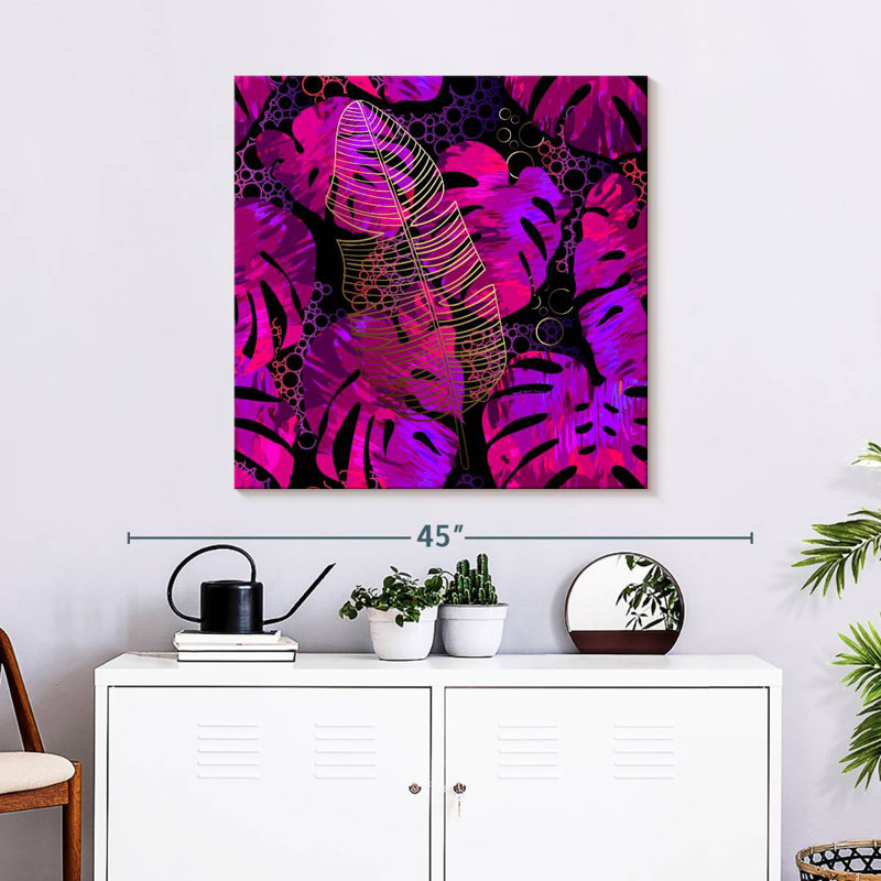 Harnek Hot Pink Monstera