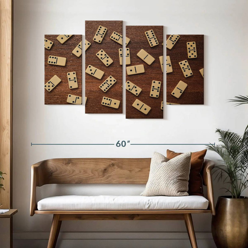 Senne Scattered Domino Tiles, 32" H x 52" W